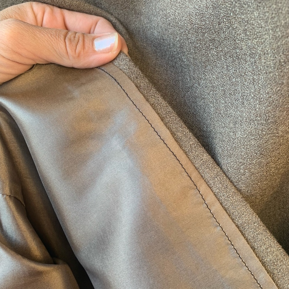 Pendleton 100% Virgin Wool Light Brown Maxi Skirt… - image 5